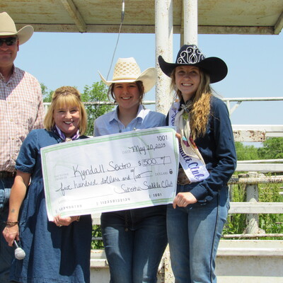 Giving our queen a $500 scholarship!