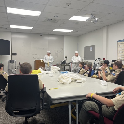 Sabetha Boy Scouts learn about nuclear power while earning Nuclear merit badge