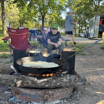Breakfast - Sabetha Boy Scout style