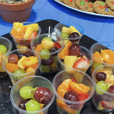 Fruit cups are always a hit!