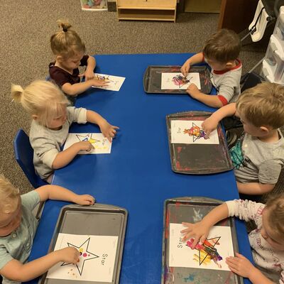 toddler art time