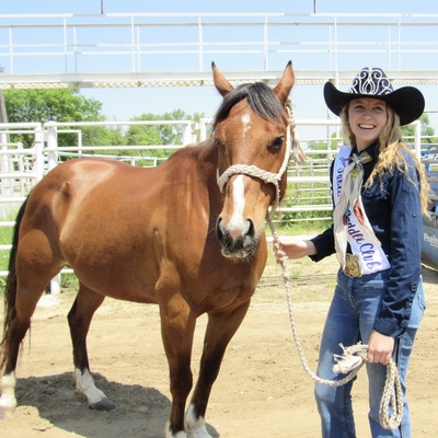 2023 Miss Sabetha Saddle Club Kyndall Sextro and Dakota