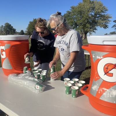 Fruit and drinks for Cross Country Runners