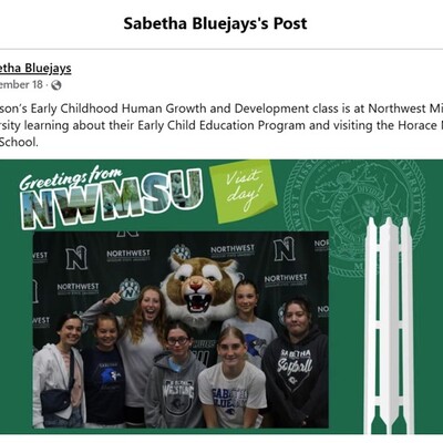 Human Growth and Development class visits NWMSU